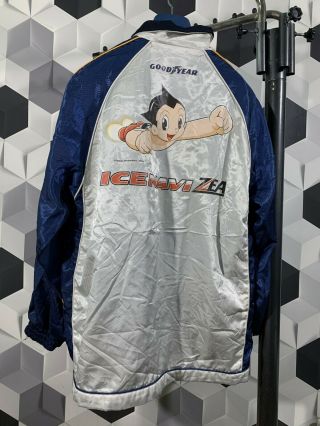 Rare Vintage Goodyear Racing Jacket Tezuka Productions Spej Japan Ice Navi Zea
