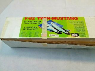 Vintage F - 82 Twin Mustang Model Airplane 1/12 Rc - 24 Pica Appears
