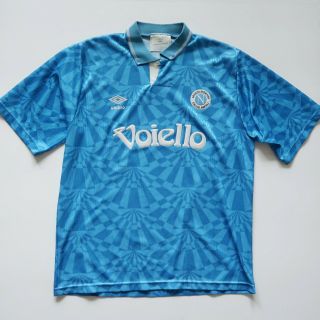 Napoli 1991/1992/1993 Home Umbro Football Shirt Soccer Vintage Jersey Size M