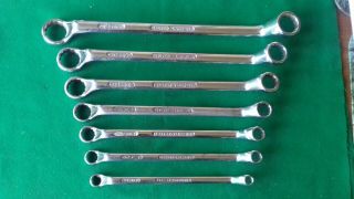 Vintage Bedford Whitworth Ring Spanner Set 1/8 To 9/16w