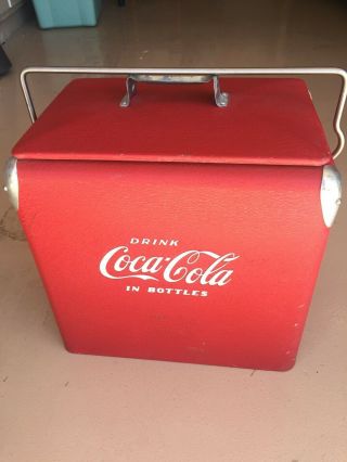 Vintage Coca Cola Cooler In
