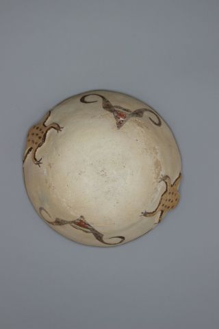 Vintage Zuni Pueblo Mexico Frog Pottery Fetish Bowl Old Antique Southwest 4