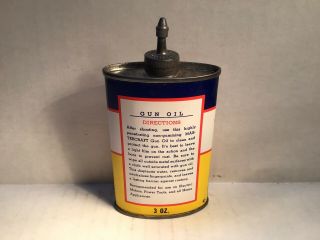 Vintage Mastercraft Oil Can Lead Handy Oiler NOS Full 3 House Rare Gun Browning 4
