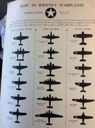 Global Atlas of the World At War,  1943 The Matthews Northrup Recognize Plane 3