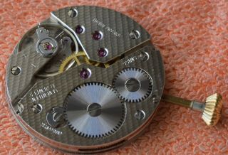 Vintage Lucien Piccard 17 jewels incabloc Pocket Watch Movement Swiss Made 2