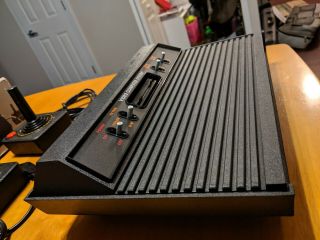 Atari 2600 Video Computer System 2600 Black Game Console VTG PAC MAN 4