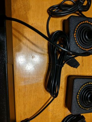 Atari 2600 Video Computer System 2600 Black Game Console VTG PAC MAN 6
