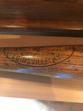 Old Vintage Lou Gehrig Rare Trade Mark Reg 125 Louisville Slugger Bat 4