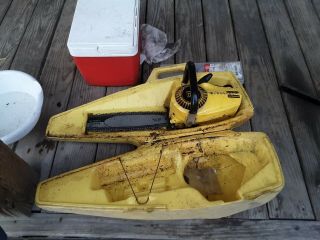 Vintage McCulloch Power Mac 6 Automatic Chainsaw Old Saw with case 2