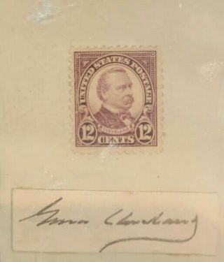 President Grover Cleveland Cut Signature - Beckett Certified Authentic RARE 2