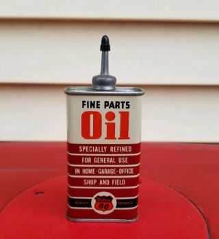 Vintage Phillip ' s 66 Fine Parts Oil Lead Top Handy Oiler Oil Can Household NOS 2