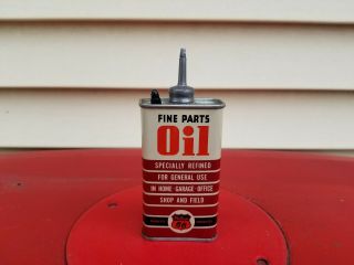 Vintage Phillip ' s 66 Fine Parts Oil Lead Top Handy Oiler Oil Can Household NOS 8