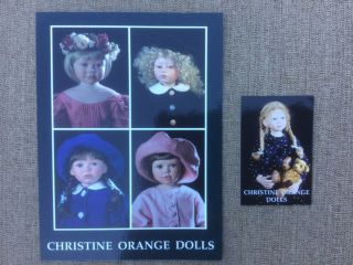 RARE Porcelain Doll ANNELIES by Christine Orange 2 of 8 1996 4