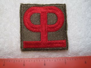Us Army Wwii 90th Infantry Division Great Looking Authentic Vintage Patch