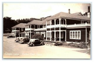 Vintage Postcard Rppc Elkhorn Lodge Estes Park Colorado Sanborn F17