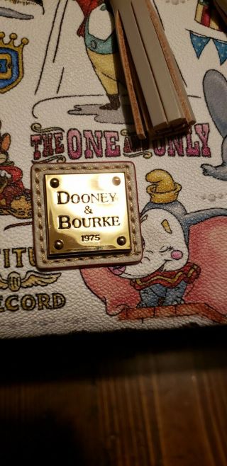 w Tags Rare Disney Parks Exclusive Dooney & And Bourke DUMBO Purse Tote 3