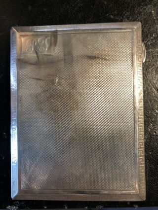 Art Deco Silver Hallmarked (1928) Cigarette Case