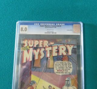 - Mystery Comics V8 5 (Ace,  1948) CGC 8.  0 RARE POP 1 2