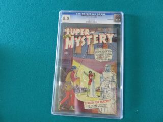 - Mystery Comics V8 5 (Ace,  1948) CGC 8.  0 RARE POP 1 3