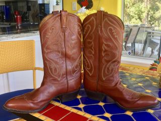 Tony Lama 12 D Vintage Cowboy Boots Was $135 To $98.  00