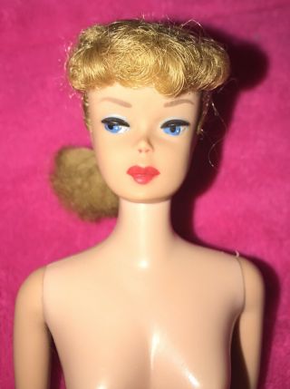 Vintage Ponytail Barbie Doll 850 8 1964 - 1965 Titian Hair Color.