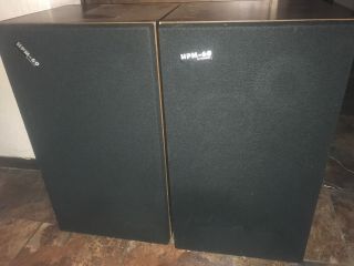 Vintage Pioneer Hpm - 60 4 - Way Floor Speakers 10” Woofer - Great Look & Sound
