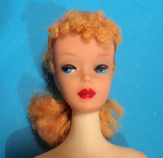 Vtge.  Strawberry Blonde Barbie 3/4 Transition Dressed In 