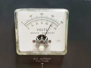 Vintage Heathkit PS - 4 Regulated Vacuum Tube Power Supply Up to 450 Volts 9