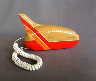 Rare Vintage Southwest Airlines Promotional Trimline Telephone Phone Airplane
