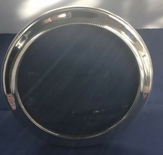 English W.  I.  Broadway & Co.  925 Sterling Round Photo Frame 3