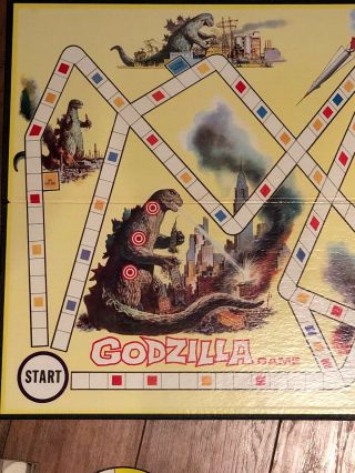 1963 Godzilla Game By Ideal Complete VERY RARE 2