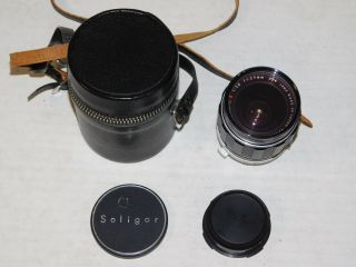 Vintage Soligor Wide Auto E 1:2.  8 25mm Slr Camera Photography Lens Made In Japan
