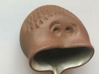 VINTAGE ROBERT MAXWELL POTTERY CRITTER 1066 OPEN HEART MOUTH INSIDE GLAZED 2