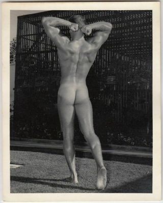 Vintage Bruce Of La Male Physique Photo Stamped 3