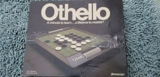 Rare Vintage Othello Board Game 70 ' s By Pressman No Hands on Cover No.  4435 VTG 6