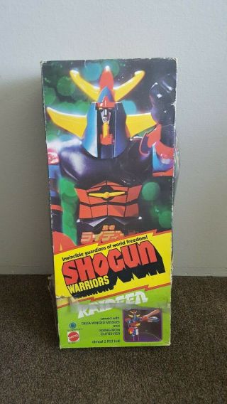 Vintage Shogun Warriors Jumbo 2 Ft.  Tall Raydeen W/ Box