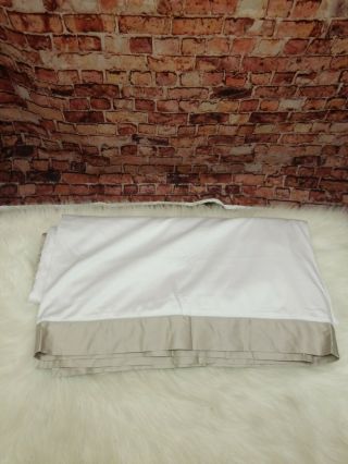 RALPH LAUREN HOME VINTAGE SILVER & WHITE LANGDON FULL/QUEEN DUVET COVER 3