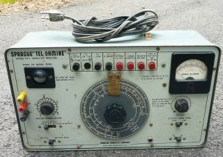 Vintage Sprague To - 5 Tel - Ohmike Capacitor Analyzer
