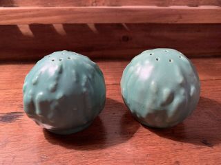Vintage Catalina Island Pottery Salt And Pepper Shakers Descanso Marked