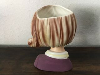 Vintage Lady Head Vase,  JAPAN / UCAGCO Mod Stewardess Cond.  7 