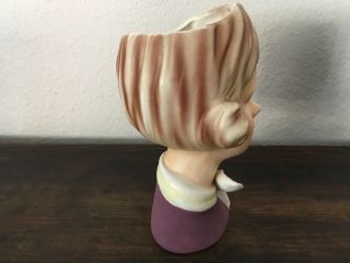 Vintage Lady Head Vase,  JAPAN / UCAGCO Mod Stewardess Cond.  7 