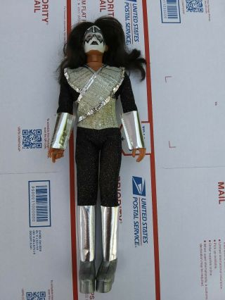 Vintage 1978 Mego Kiss Ace Frehley Doll With Box