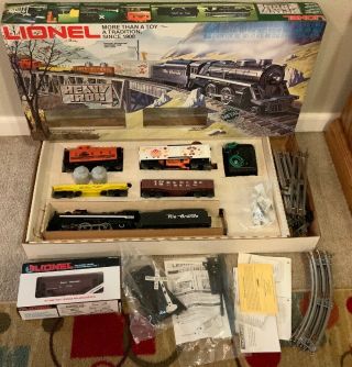 Vintage Lionel Heavy Iron Train Set 6 - 91549 W/toys " R " Us Geoffrey Car