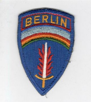 Us Made Occupation Us Army European Command Berlin Patch Inv J952