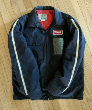 Vintage Twa Mechanic/ Ground Crew Insulated Jacket - Large