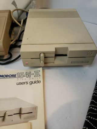 Vintage Commodore 64 W/ 1541 - II Disk Drive LQQK 3
