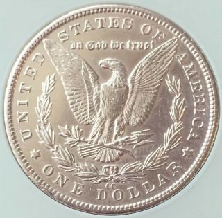 CARSON CITY 1890 CC Morgan Silver Dollar RARE BU DETAIL ESTATE UNC 2