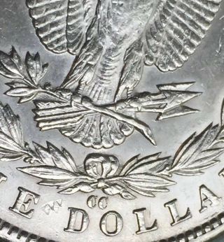 CARSON CITY 1890 CC Morgan Silver Dollar RARE BU DETAIL ESTATE UNC 3