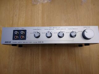 Vintage Akai Ds - 5 Tape Deck Selector / Switcher - Made In Japan - Silver