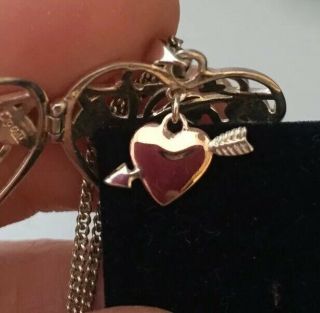 vintage jewellery clogau sterling silver tree of life rose gold heart locket 3